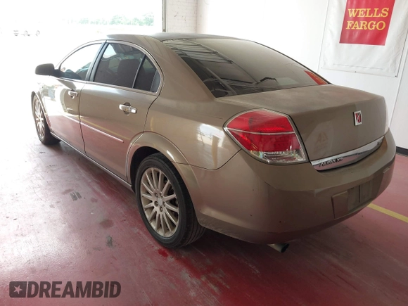 2008 Saturn Aura XR with VIN 1G8ZV57758F121022, listed as a IAAI auction lot 42132638 with 199,907 mi miles. Bid and sale history available at carsss.com. Image 3.