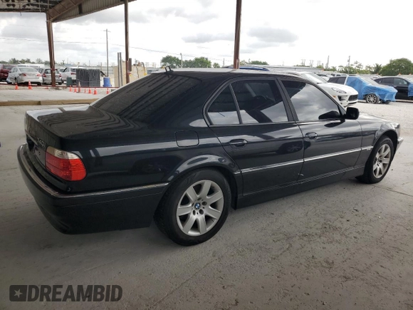 2001 BMW 7 Series 740i с VIN WBAGG83441DN86975, выставлен на аукционе Copart как лот 52218605 с пробегом 193 846 миль миль и Чистый • Clean title. История ставок и продаж доступна на DreamBid. Изображение 3.
