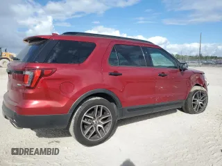 2017 Ford Explorer Sport z VIN 1FM5K8GT3HGA20532, wystawiony jako Copart lot #43986095 z przebiegiem 74 972 mil mil oraz Szkoda całkowita • Salvage title. Historia ofert i sprzedaży dostępna na DreamBid. Obrazek 3.