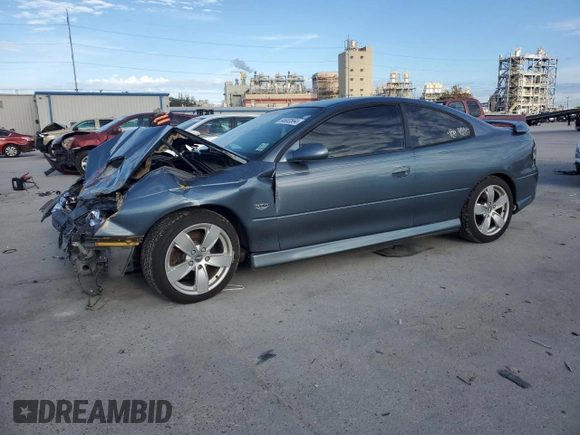 2005 Pontiac GTO with VIN 6G2VX12U75L457697, listed as a Copart auction lot 84683564 with 57,504 mi miles and Salvage Title. Bid and sale history available at carsss.com. Image 1.