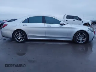2018 Mercedes-Benz S 560 with VIN WDDUG8DB0JA369644, listed as a IAAI auction lot 41407180 with 123,254 mi miles and . Bid and sale history available at carsss.com. Image 13.