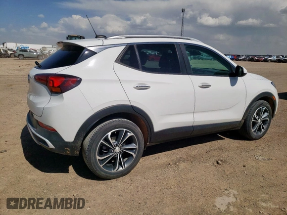 2021 Buick Encore GX Select with VIN KL4MMDSL1MB179593, listed as a Copart auction lot 56063875 with 23,460 mi miles and Clean title. Bid and sale history available at DreamBid. Image 3.