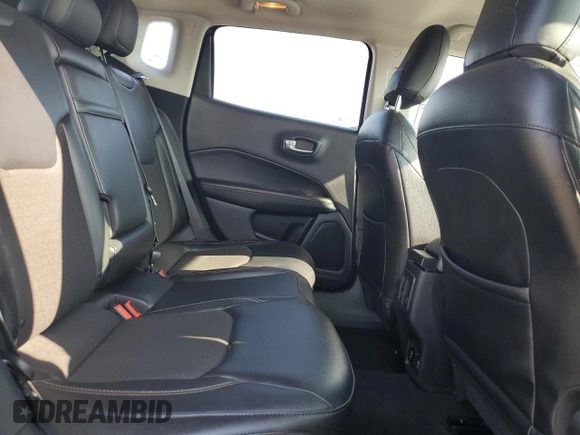2017 Jeep Compass Latitude with VIN 3C4NJCBB0HT647547, listed as a Copart auction lot 59615635 with 53,827 mi miles and Salvage title. Bid and sale history available at DreamBid. Image 11.