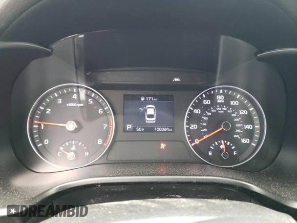 2019 Kia Forte LXS with VIN 3KPF24AD1KE058609, listed as a Copart auction lot 53287705 with 100,024 mi miles and Salvage Title. Bid and sale history available at carsss.com. Image 9.