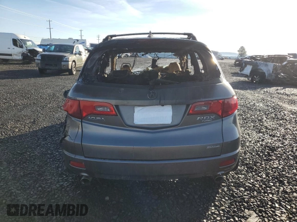 2007 Acura RDX Technology with VIN 5J8TB18577A013864, listed as a Copart auction lot 47031915 with Not Provided miles and Salvage Title. Bid and sale history available at DreamBid. Image 6.