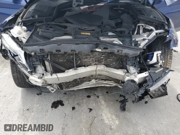 2019 Mercedes-Benz C 43 AMG with VIN 55SWF6EB4KU287626, listed as a Copart auction lot 53647985 with Not provided miles and Salvage title. Bid and sale history available at DreamBid. Image 13.