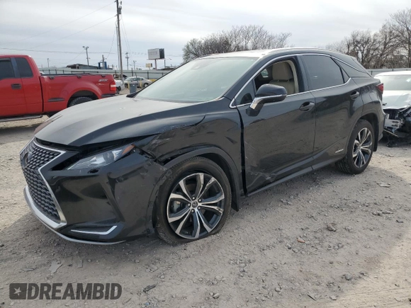 2020 Lexus RX with VIN 2T2HGMDA1LC046838, listed as a Copart auction lot 49138715 with 65,730 mi miles and Salvage Title. Bid and sale history available at carsss.com. Image 1.