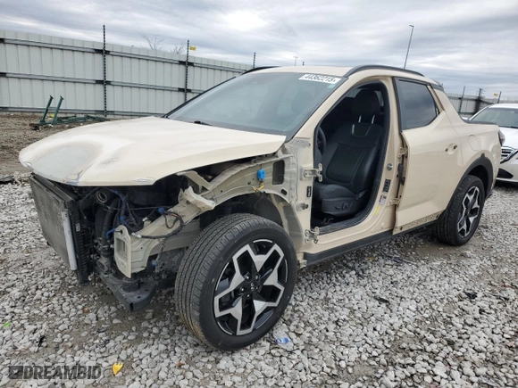 2022 Hyundai Santa Cruz Limited with VIN 5NTJEDAF2NH005292, listed as a Copart auction lot 44362215 with NaN miles and Salvage Title. Bid and sale history available at carsss.com. Image 1.
