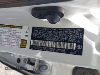 2016 Toyota Prius Two with VIN JTDKBRFU0G3514134, listed as a IAAI auction lot 41867373 with 227,963 mi miles and . Bid and sale history available at DreamBid. Image 9.