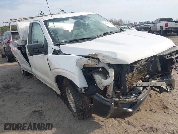 2022 Ford F-150 XL with VIN 1FTMF1CB2NKD95281, listed as a IAAI auction lot 41684433 with 1 mi miles. Bid and sale history available at carsss.com. Image 6.