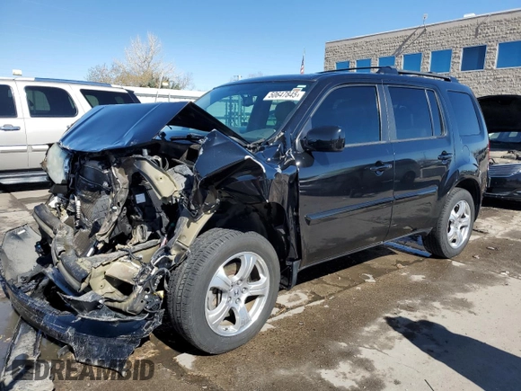 2014 Honda Pilot EX-L with VIN 5FNYF4H5XEB041463, listed as a Copart auction lot 50647845 with 92,563 mi miles and Salvage Title. Bid and sale history available at DreamBid. Image 1.