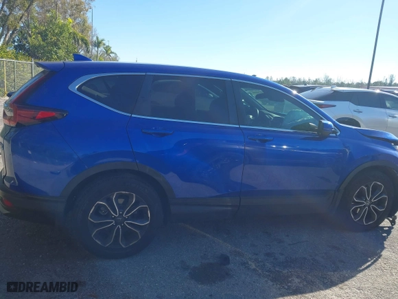 2020 Honda CR-V EX with VIN 7FARW1H57LE001412, listed as a IAAI auction lot 41289060 with 55,489 mi miles. Bid and sale history available at carsss.com. Image 14.