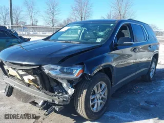2020 Chevrolet Traverse LT Cloth with VIN 1GNEVGKWXLJ242835, listed as a IAAI auction lot 41251285 with 55,639 mi miles. Bid and sale history available at carsss.com. Image 2.