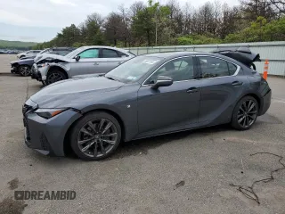 2023 Lexus IS with VIN JTHGZ1E22P5028625, listed as a Copart auction lot 55931154 with 38,384 mi miles and Non Repairable. Bid and sale history available at carsss.com. Image 1.