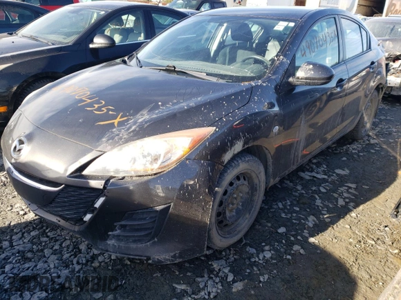 2010 Mazda 3 i SV with VIN JM1BL1SF3A1118076, listed as a Copart auction lot 49070435 with 191,938 mi miles and Salvage Title. Bid and sale history available at DreamBid. Image 1.
