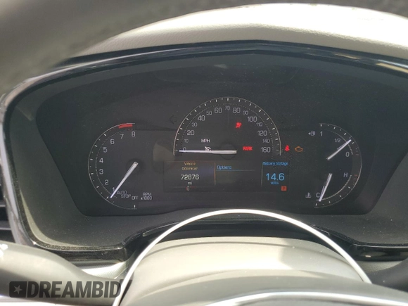 2017 Cadillac XT5 Premium Luxury FWD with VIN 1GYKNCRS4HZ224356, listed as a Copart auction lot 52562215 with 72,876 mi miles and Salvage Title. Bid and sale history available at DreamBid. Image 9.