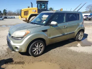 2012 Kia Soul + with VIN KNDJT2A62C7380156, listed as a Copart auction lot 48112215 with 214,993 mi miles and Salvage Title. Bid and sale history available at DreamBid. Image 1.