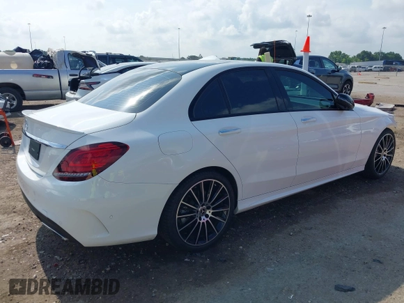2020 Mercedes-Benz C 300 with VIN 55SWF8DB0LU325495, listed as a IAAI auction lot 42300359 with 41,872 mi miles and . Bid and sale history available at DreamBid. Image 4.
