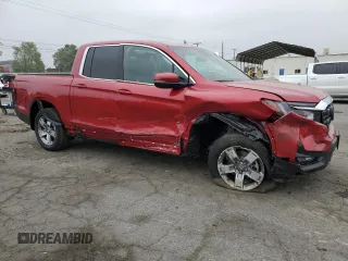 2025 Honda Ridgeline RTL z VIN 5FPYK3F57SB023210, wystawiony jako Copart lot #53093665 z przebiegiem 898 mil mil oraz Szkoda całkowita • Salvage title. Historia ofert i sprzedaży dostępna na DreamBid. Obrazek 4.