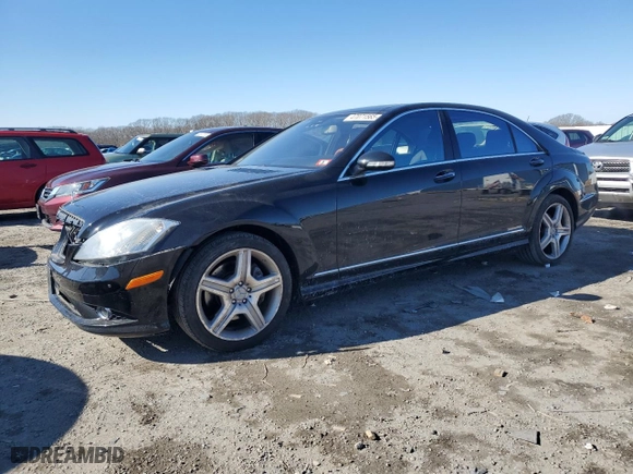 2009 Mercedes-Benz S-Class 5.5L V8 with VIN WDDNG86X69A271016, listed as a Copart auction lot 47071565 with 117,267 mi miles and Clean Title. Bid and sale history available at carsss.com. Image 1.