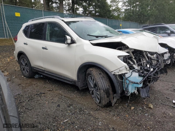 2017 Nissan Rogue SL with VIN 5N1AT2MV4HC761861, listed as a Copart auction lot 52022135 with 0 mi miles and Clean Title. Bid and sale history available at carsss.com. Image 4.