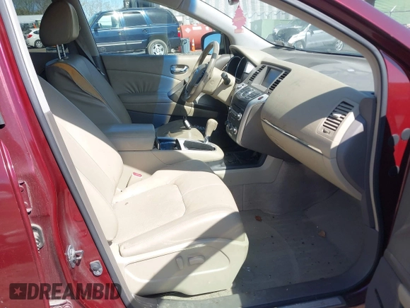 2010 Nissan Murano SL with VIN JN8AZ1MWXAW108935, listed as a IAAI auction lot 42150686 with 163,590 mi miles. Bid and sale history available at carsss.com. Image 5.