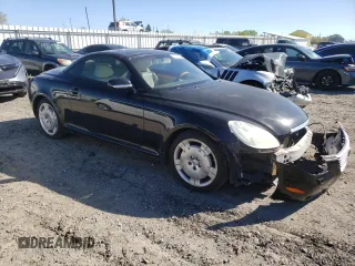 2002 Lexus SC 430 with VIN JTHFN48Y320007247, listed as a Copart auction lot 50337535 with 191,283 mi miles and Salvage title. Bid and sale history available at DreamBid. Image 4.