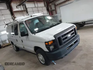 2008 Ford Econoline Cargo Commercial with VIN 1FTNE24L78DB58458, listed as a IAAI auction lot 41969371 with 133,399 mi miles and . Bid and sale history available at carsss.com. Image 1.