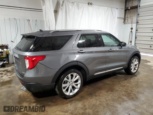 2024 Ford Explorer Platinum with VIN 1FM5K8HC8RGA65577, listed as a Copart auction lot 51620125 with 6,808 mi miles and Salvage Title. Bid and sale history available at carsss.com. Image 3.