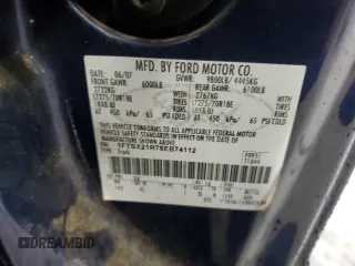 2008 Ford F-250 XL z VIN 1FTSX21R78EB74112, wystawiony jako Copart lot #56828015 z przebiegiem 157 138 mil mil oraz Szkoda całkowita • Salvage title. Historia ofert i sprzedaży dostępna na DreamBid. Obrazek 12.