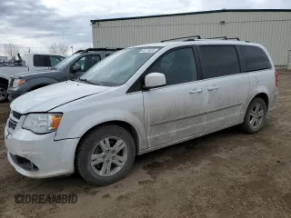 2017 Dodge Grand Caravan Crew Plus with VIN 2C4RDGDG5HR630240, listed as a Copart auction lot 49776485 with 194,014 mi miles and Salvage Title. Bid and sale history available at DreamBid. Image 1.