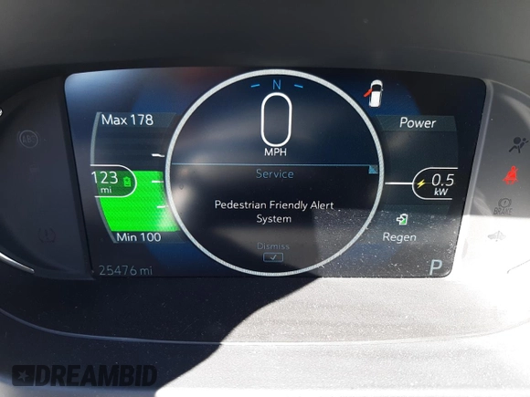 2020 Chevrolet Bolt EV LT with VIN 1G1FY6S06L4107367, listed as a Copart auction lot 42436773 with 25,476 mi miles. Bid and sale history available at carsss.com. Image 9.