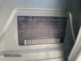 2010 Hyundai Sonata GLS z VIN 5NPET4AC7AH580719, wystawiony jako Copart lot #59948815 z przebiegiem 158 797 mil mil oraz Czysty tytuł • Clean title. Historia ofert i sprzedaży dostępna na DreamBid. Obrazek 12.