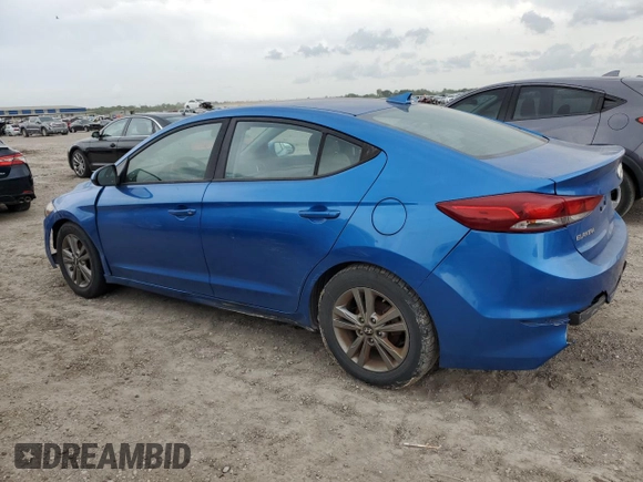 2018 Hyundai Elantra SEL with VIN 5NPD84LF2JH308471, listed as a Copart auction lot 55186975 with 176,505 mi miles and Clean Title. Bid and sale history available at DreamBid. Image 2.