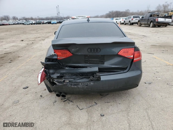 2011 Audi A4 2.0T Premium Plus with VIN WAUFFAFLXBN010215, listed as a Copart auction lot 45197685 with 117,841 mi miles and Salvage Title. Bid and sale history available at carsss.com. Image 6.