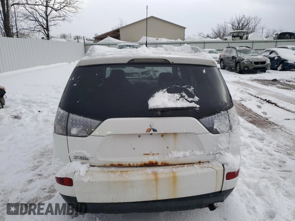 2008 Mitsubishi Outlander SE with VIN JA4LT31W08Z020534, listed as a Copart auction lot 87426084 with 170,591 mi miles and Non repairable. Bid and sale history available at DreamBid. Image 6.