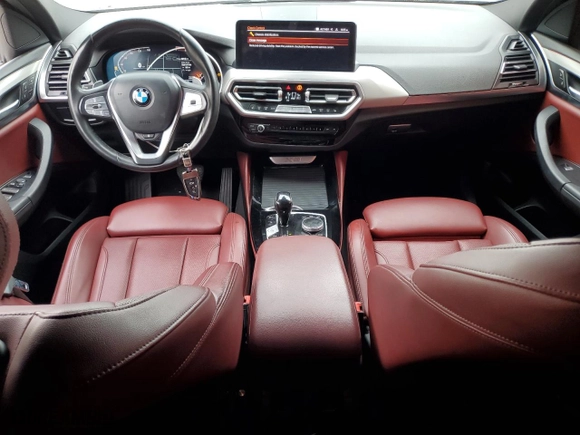 2022 BMW X4 xDrive30i with VIN 5UX33DT01N9J41197, listed as a Copart auction lot 44631435 with NaN miles and Salvage Title. Bid and sale history available at carsss.com. Image 8.