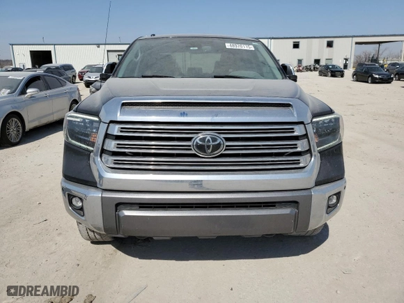 2019 Toyota Tundra 4WD SR5 with VIN 5TFAY5F18KX805829, listed as a Copart auction lot 48970115 with 84,982 mi miles and Salvage Title. Bid and sale history available at carsss.com. Image 5.