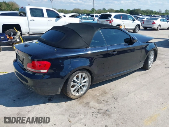 2013 BMW 1 Series 135i with VIN WBAUN7C56DVM27224, listed as a IAAI auction lot 41662583 with 83,335 mi miles. Bid and sale history available at carsss.com. Image 4.