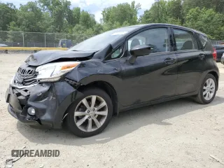 2015 Nissan Note SL with VIN 3N1CE2CP0FL391815, listed as a Copart auction lot 60362285 with 90,859 mi miles and Salvage title. Bid and sale history available at DreamBid. Image 1.