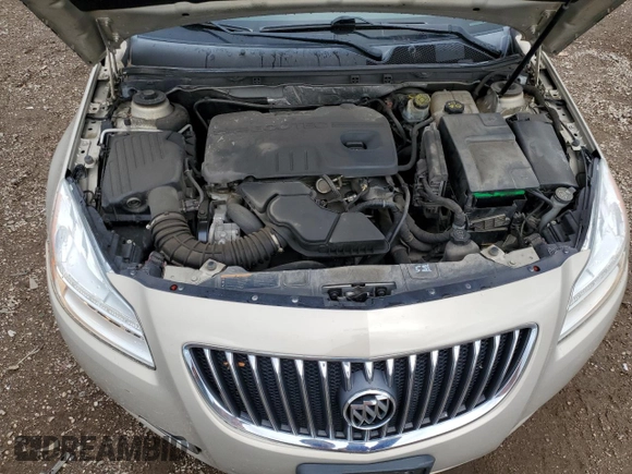 2011 Buick Regal CXL RL2 with VIN 2G4GP5ECXB9176424, listed as a Copart auction lot 61353695 with 84,820 mi miles and Salvage title. Bid and sale history available at DreamBid. Image 11.