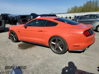 2016 Ford Mustang GT with VIN 1FA6P8CFXG5279822, listed as a Copart auction lot 52892785 with 42,872 mi miles and Salvage title. Bid and sale history available at DreamBid. Image 2.