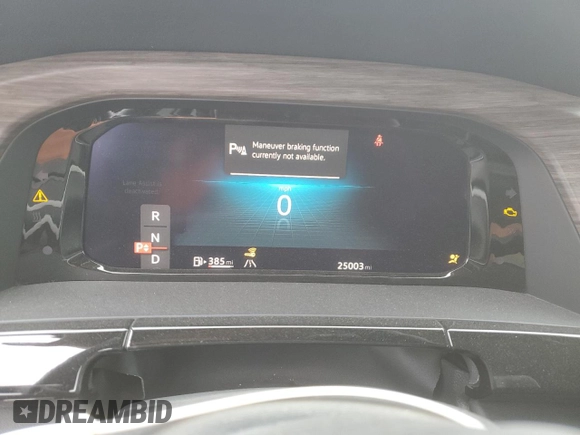 2024 Volkswagen Atlas SEL Premium R-Line with VIN 1V2FR2CA1RC520945, listed as a Copart auction lot 44778565 with 25,003 mi miles and Salvage title. Bid and sale history available at DreamBid. Image 9.