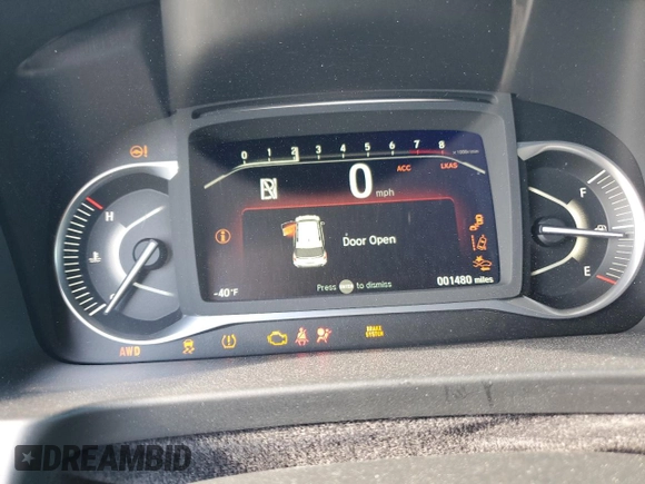 2025 Honda Passport EX-L z VIN 5FNYF8H59SB012829, wystawiony jako Copart lot #49347645 z przebiegiem 1480 mil mil oraz Szkoda całkowita • Salvage title. Historia ofert i sprzedaży dostępna na DreamBid. Obrazek 9.