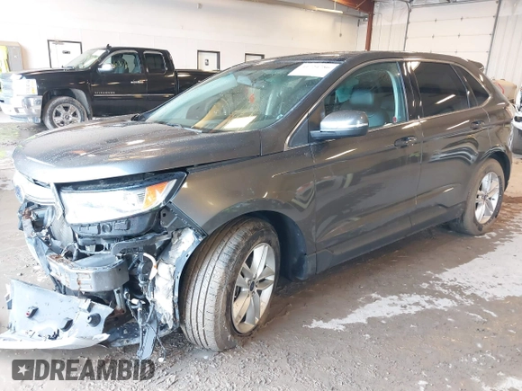 2015 Ford Edge SEL with VIN 2FMTK3J80FBB24088, listed as a IAAI auction lot 41724786 with 101,066 mi miles. Bid and sale history available at carsss.com. Image 17.