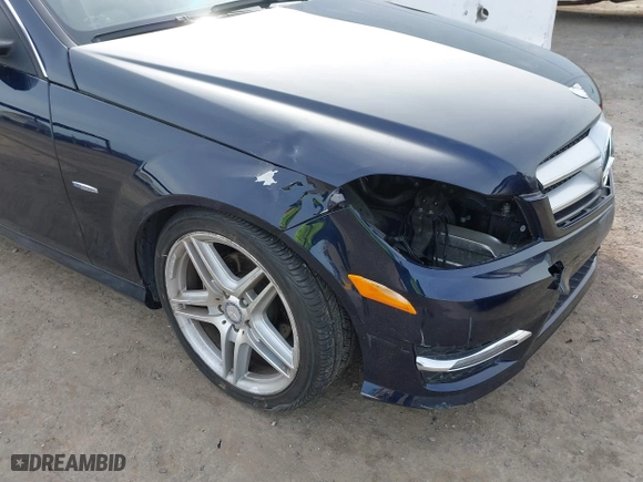 2012 Mercedes-Benz C-Class C 250 with VIN WDDGJ4HB7CF796438, listed as a IAAI auction lot 41600303 with 65,352 mi miles. Bid and sale history available at carsss.com. Image 6.