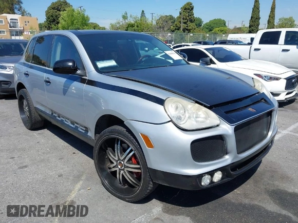 2005 Porsche Cayenne S with VIN WP1AB29P05LA61329, listed as a IAAI auction lot 42000816 with 163,238 mi miles. Bid and sale history available at carsss.com. Image 1.