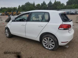 2014 Volkswagen Golf TDI with VIN WVWDM7AJ6EW009389, listed as a Copart auction lot 61379895 with Not provided miles and Salvage title. Bid and sale history available at DreamBid. Image 2.