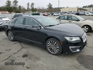 2017 Lincoln MKZ Premiere with VIN 3LN6L5A91HR603686, listed as a Copart auction lot 49605415 with 186,787 mi miles and Salvage Title. Bid and sale history available at DreamBid. Image 4.