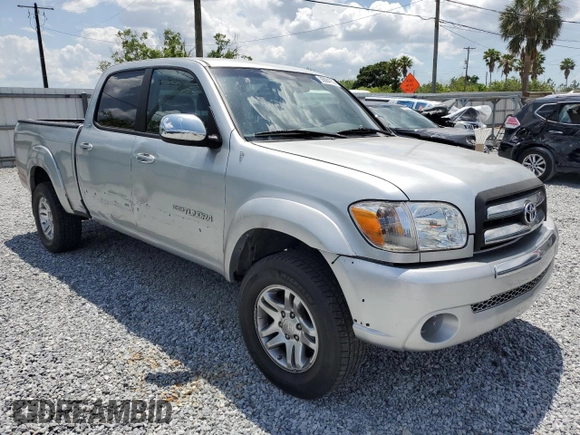 2006 Toyota Tundra SR5 with VIN 5TBET34176S517411, listed as a Copart auction lot 55084055 with 158,730 mi miles and Salvage Title. Bid and sale history available at DreamBid. Image 4.